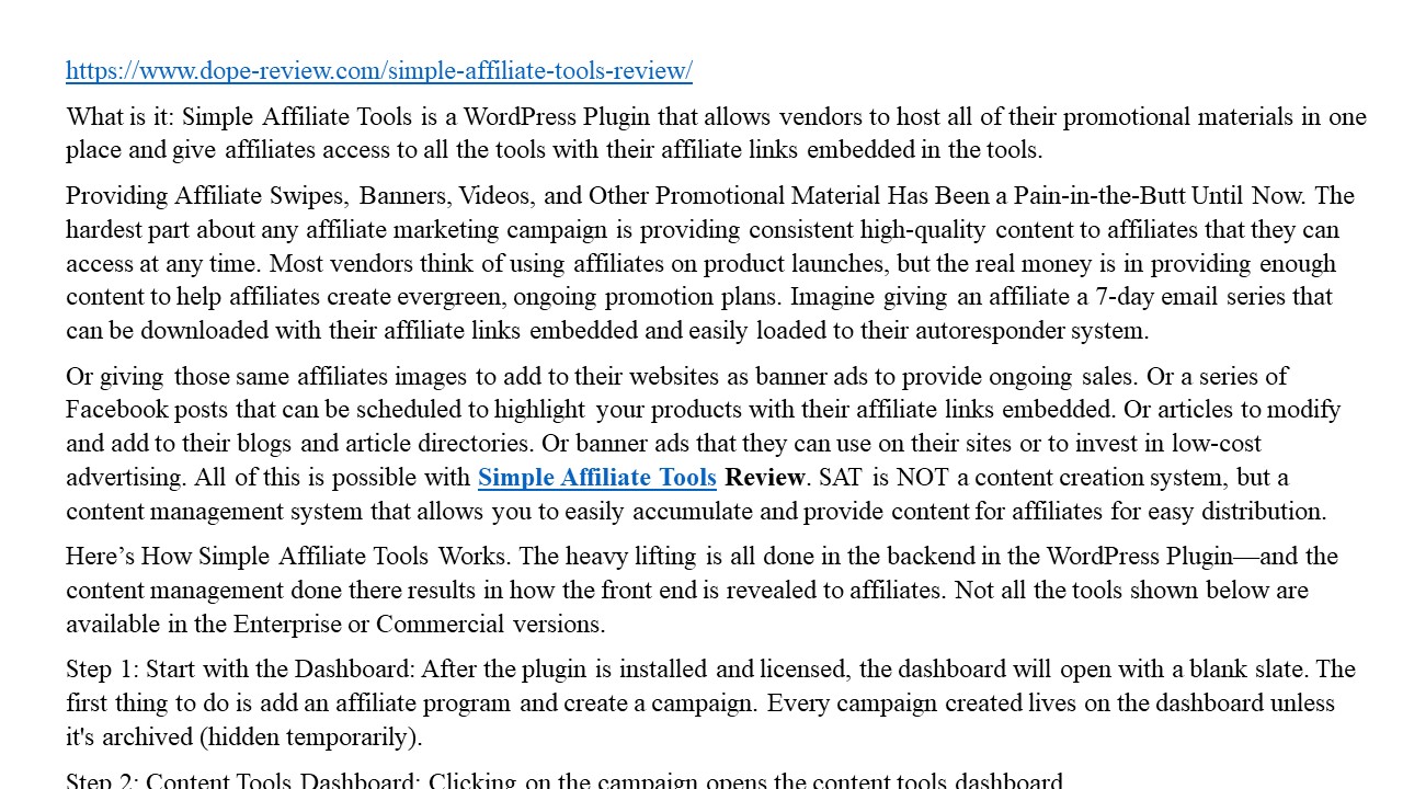 presentation player overlay