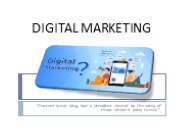 Digital Marketing