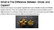 What Is The Difference Between Olives and Capers?