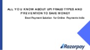 Razorpay - UPI Fraud