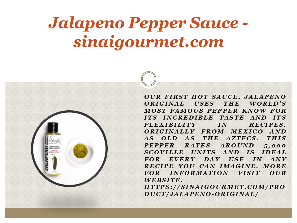 Jalapeno Pepper Sauce - sinaigourmet.com (1)