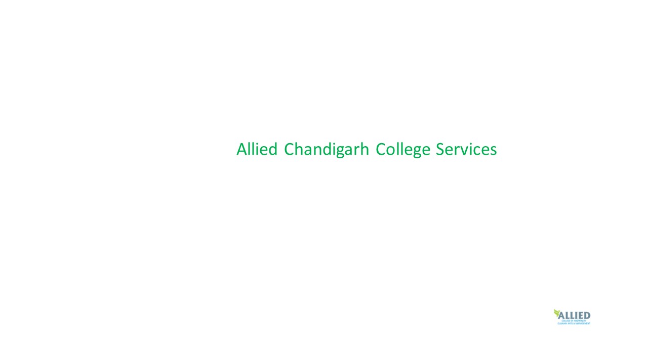 Allied Chandigarh college Services