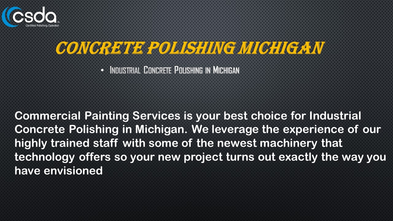 CONCRETE POLISHING MICHIGAN