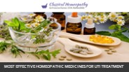 Most Effective Homeopathic Medicines for UTI Treatment