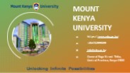 Best University in Kenya - Mount Kenya University