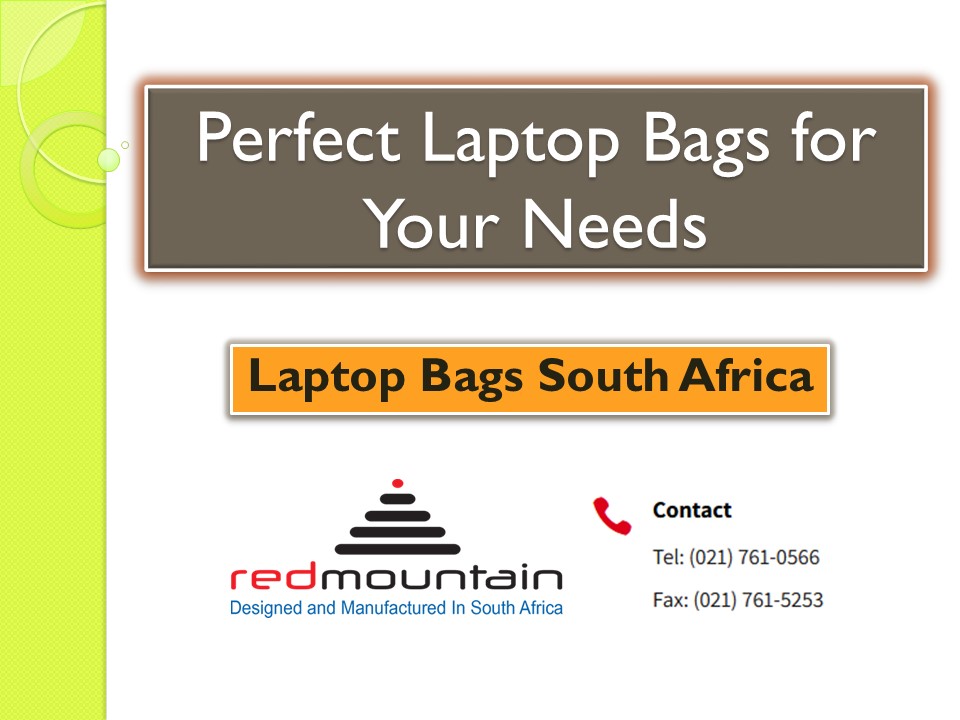 Perfect Laptop Bags for Your Needs