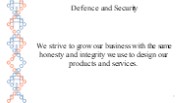 Defence and Security