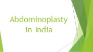 Abdominoplasty in India