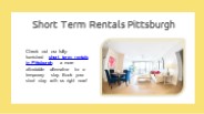 Short Term Rentals Pittsburgh 1