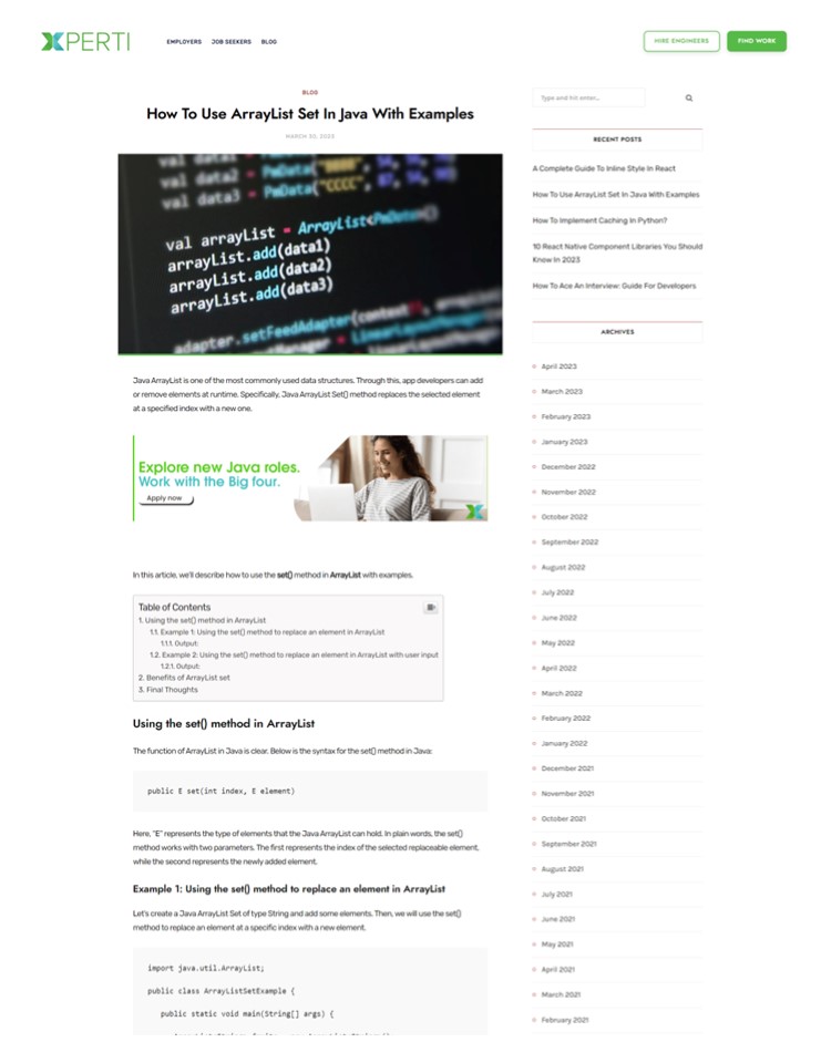 How To Use ArrayList Set In Java With Examples presentation | free to ...