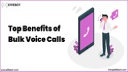 8 Benefits of Bulk Voice Call