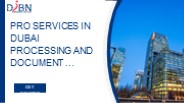 Pro Services in Dubai Processing and Document ...