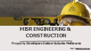 Small Commercial Builders Melbourne | MISR Engineering & Construction in AU