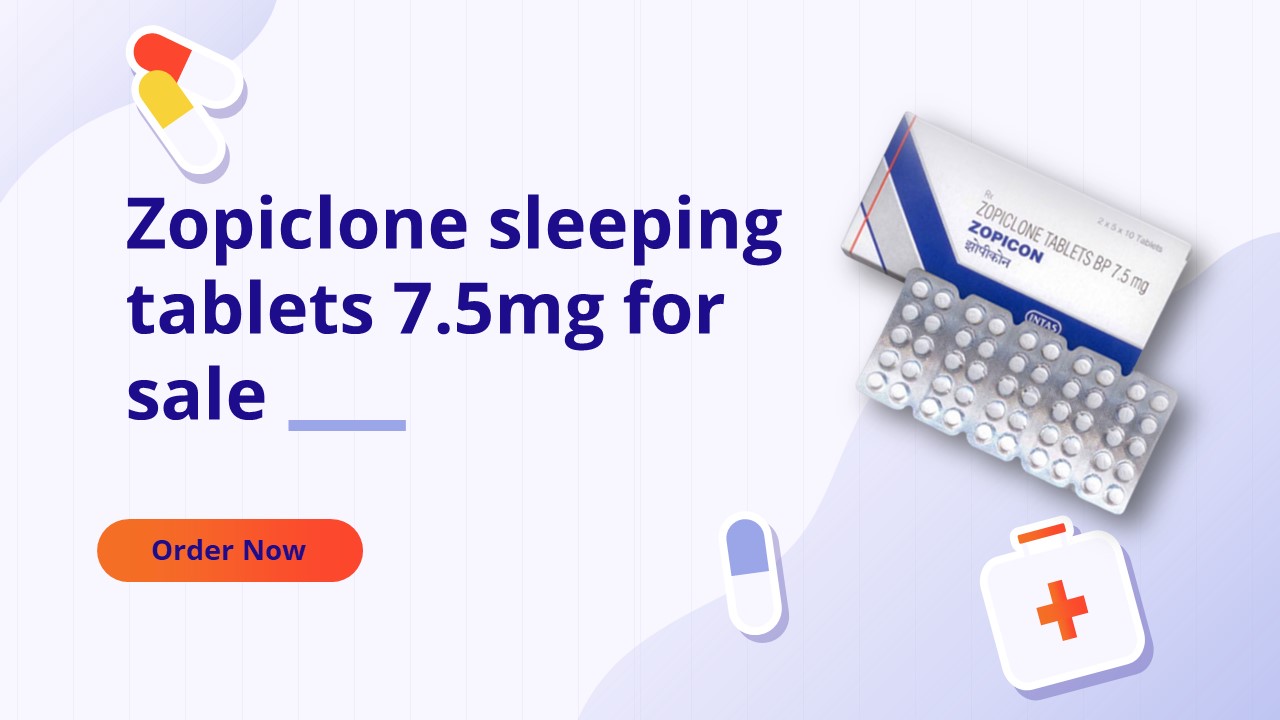 zopiclone sleeping tablets 7.5mg for sale