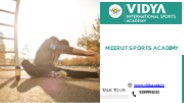 Enroll yourself in this Sports Academy in Meerut