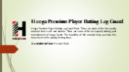 Heega Premium Player Batting Leg Guard Pad