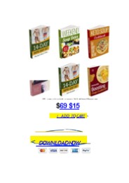 14-Day Rapid Soup Diet PDF, eBook by Josh Houghton
