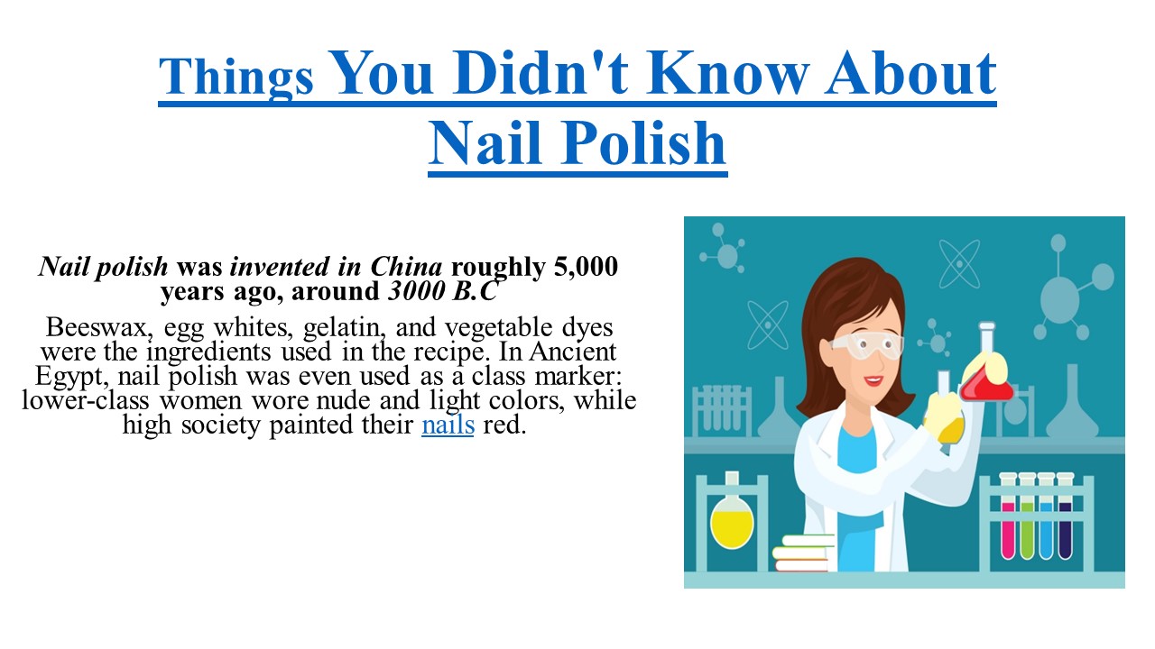 Things You Didn't Know About Nail Polish
