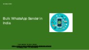 WhatsApp messaging platform india