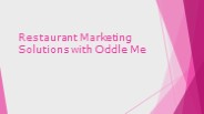 Restaurant Marketing Solutions