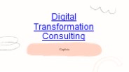 Digital Transformation Consulting Services: Transform Your Business for Success