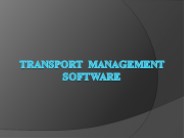 Transport Management Software - Free Demo