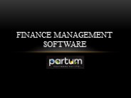 Finance Management Software - Free Demo
