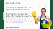 Cleaning service company -Crown Seema