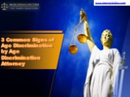3 Common Signs of Age Discrimination by Age Discrimination Attorney