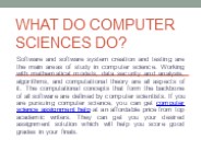 What do computer science do?
