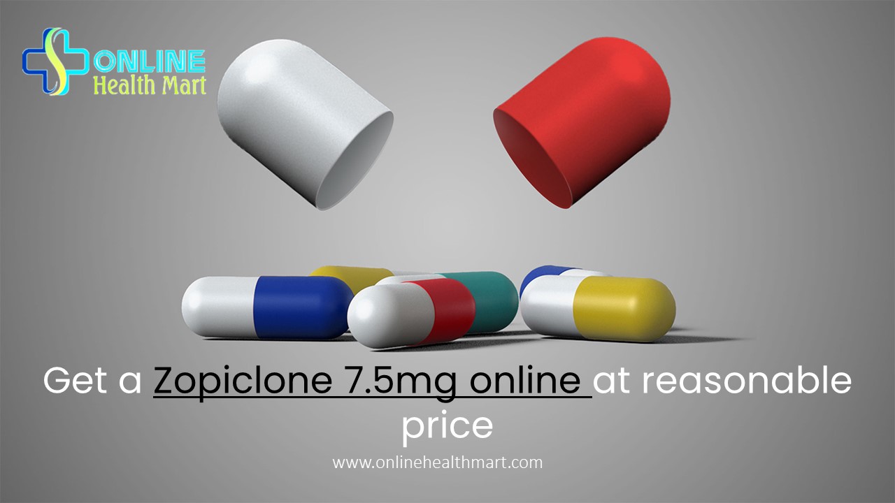 Get a Zopiclone 7.5mg online at reasonable price