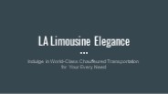 Book a Los Angeles Limousine Service