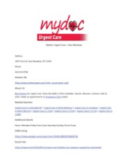 MyDoc Urgent Care - East Meadow (2)