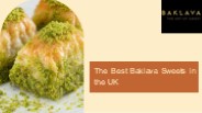 Top baklava Sweets in the UK