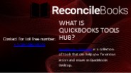 Where is the Tool Hub on QuickBooks Desktop