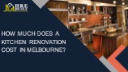 How Much Does a Kitchen Renovation Cost in Melbourne
