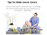 Tips for Male Live-in Carers