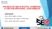 6 SEO Tips for optimizing your website