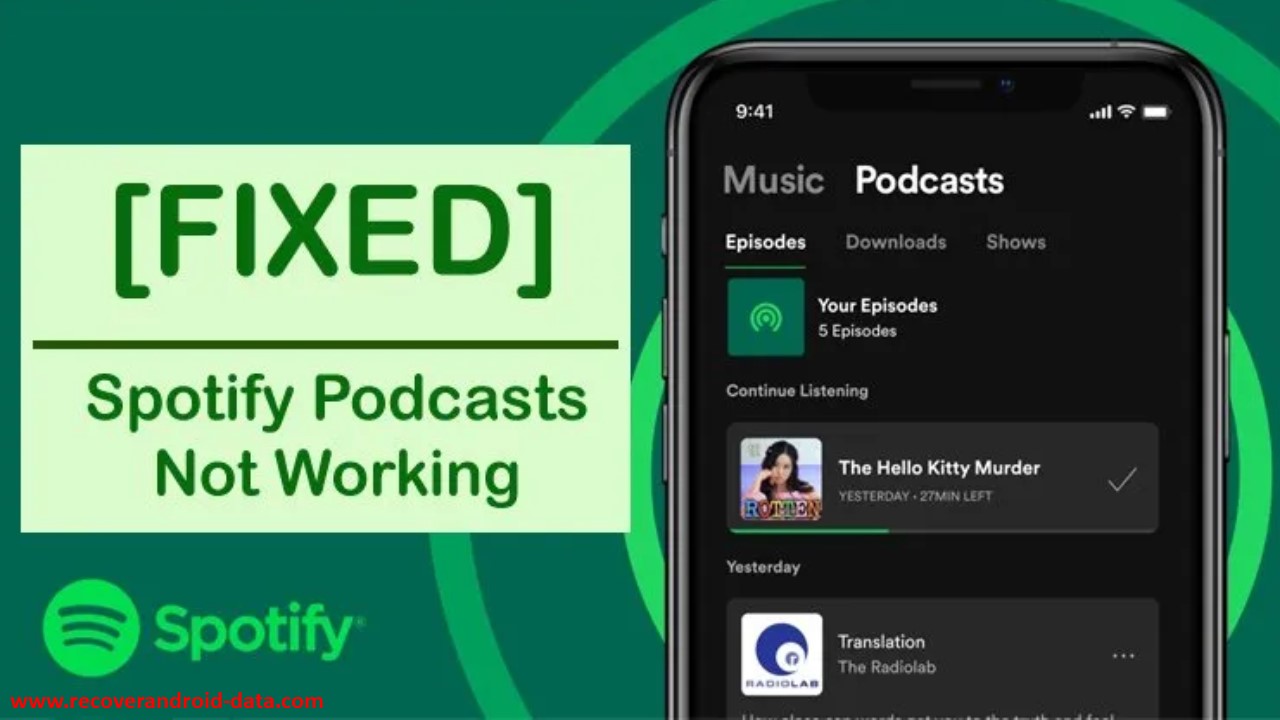 PPT Fix Spotify Podcasts Not Working On Android or iOS PowerPoint