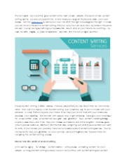 Content Writing Agency