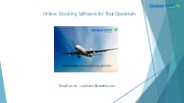 Online Booking Software for Tour Operators