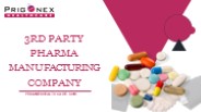 3rd Party Pharma Manufacturing Company