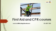 First Aid &CPR Training Courses