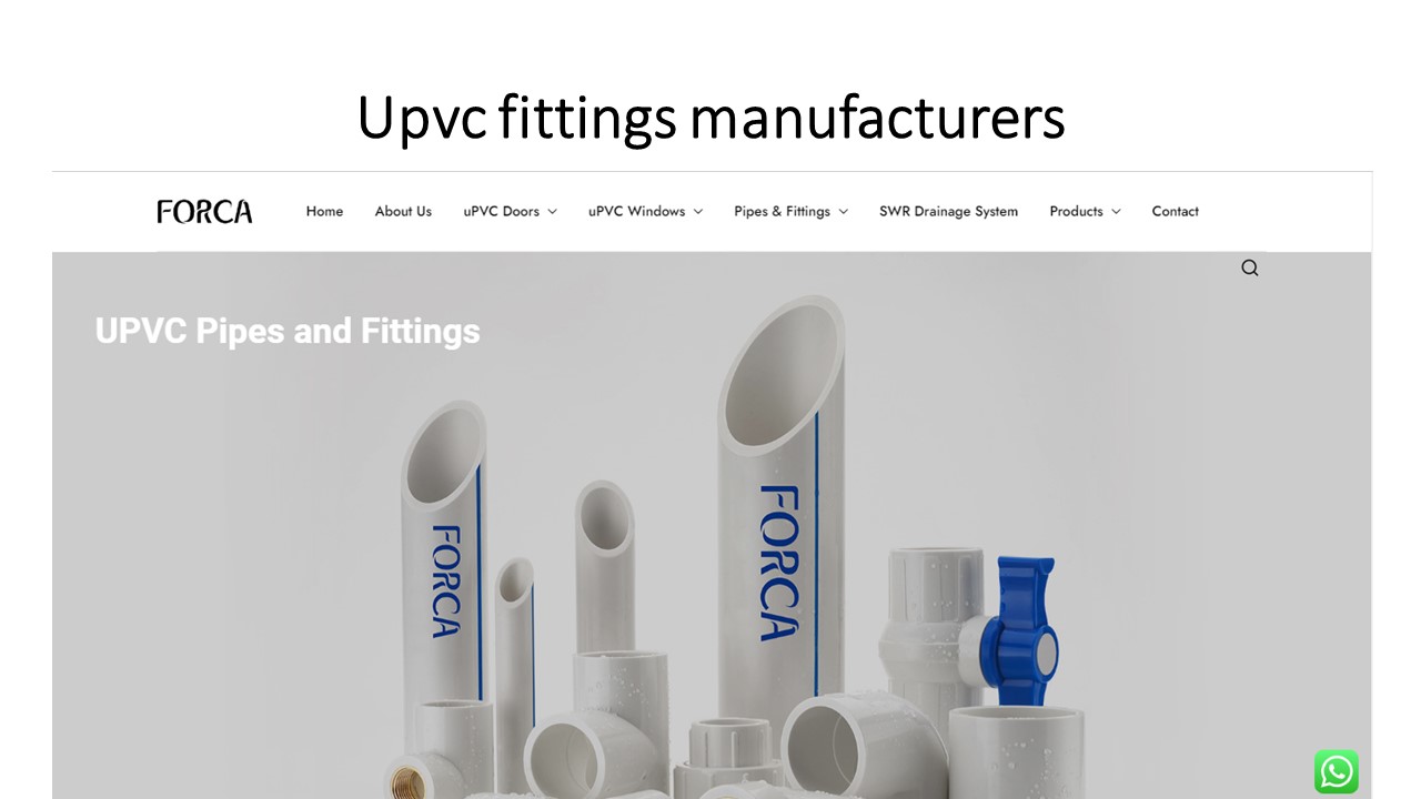 UPVC pipes manufacturers