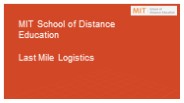 Last Mile Logistics