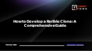 How to Develop a Rarible Clone: A Comprehensive Guide