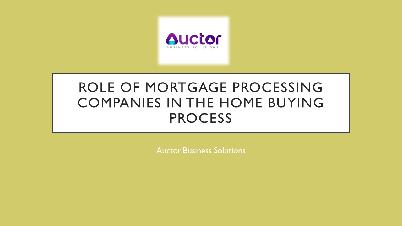 Mortgage process