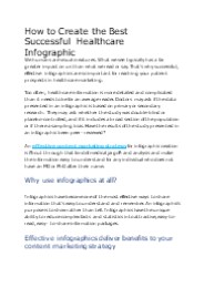 How to Create the Best Successful Healthcare Infographic