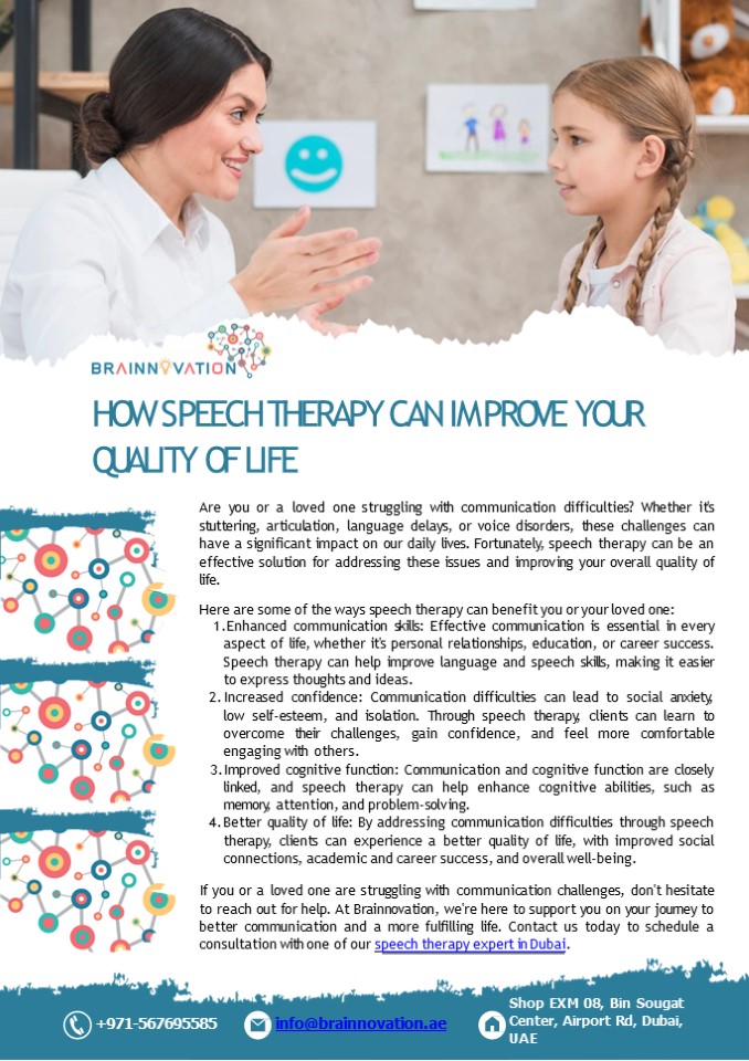 How Speech Therapy Can Improve Your Quality of Life