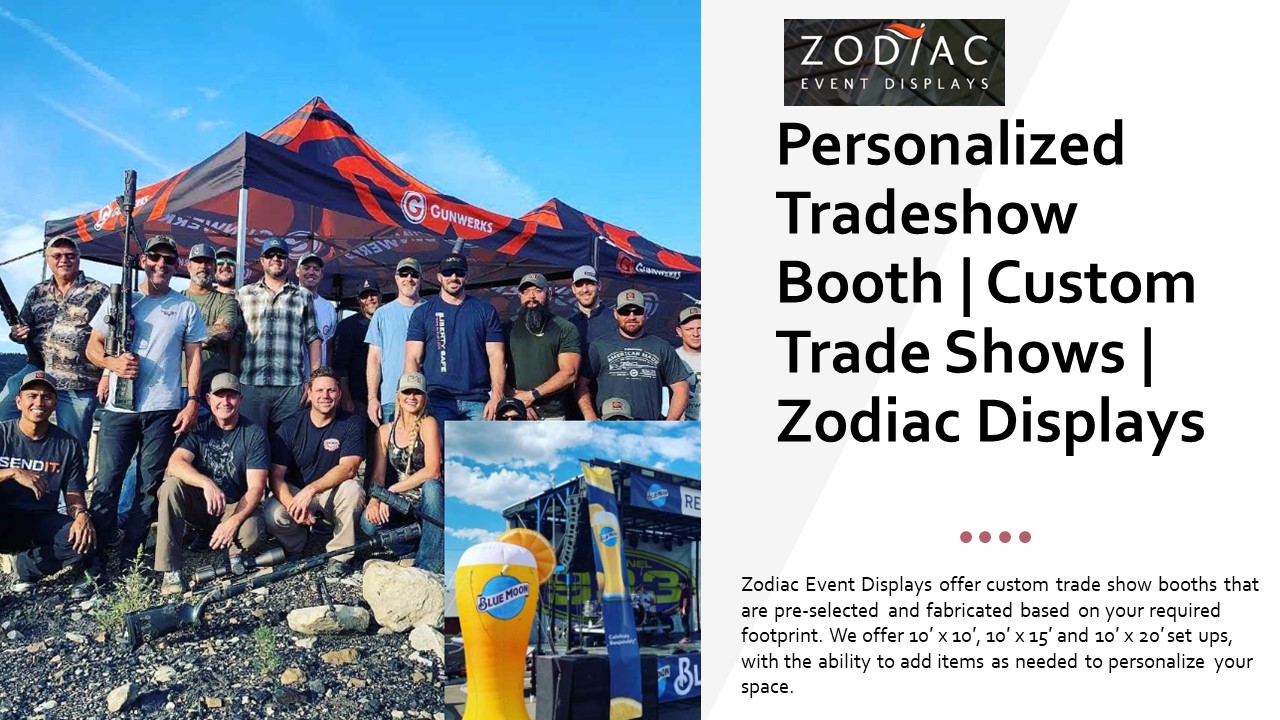 Personalized Tradeshow Booth | Custom Trade Shows | Zodiac Displays